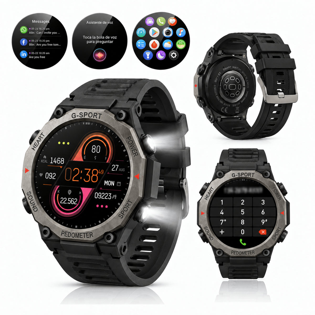 Reloj Inteligente Smartwatch GT6 PRO |Oferta de Lanzamiento|