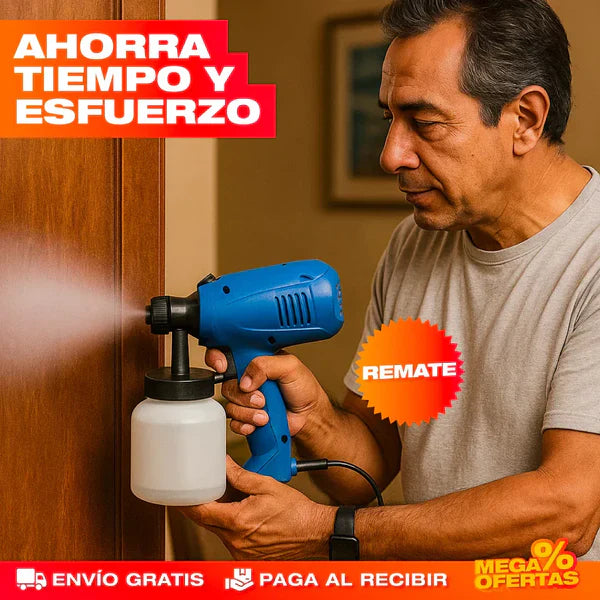 SprayMaster - Pistola de Pintura Profesional con Compresor Especializado