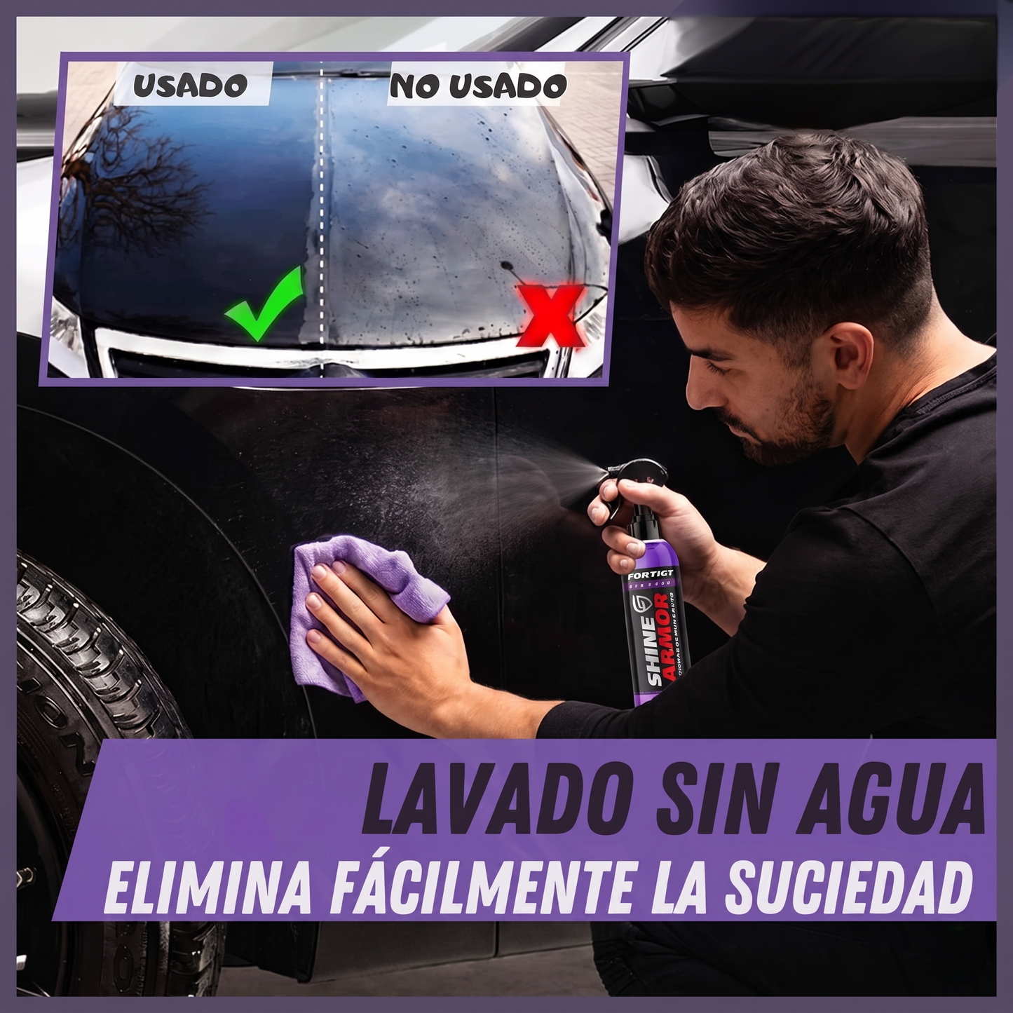 Fortify - Spray de Revestimiento con Nanotecnología: deja tu auto y moto como nuevos (COMPRA 1 LLEVA 3)